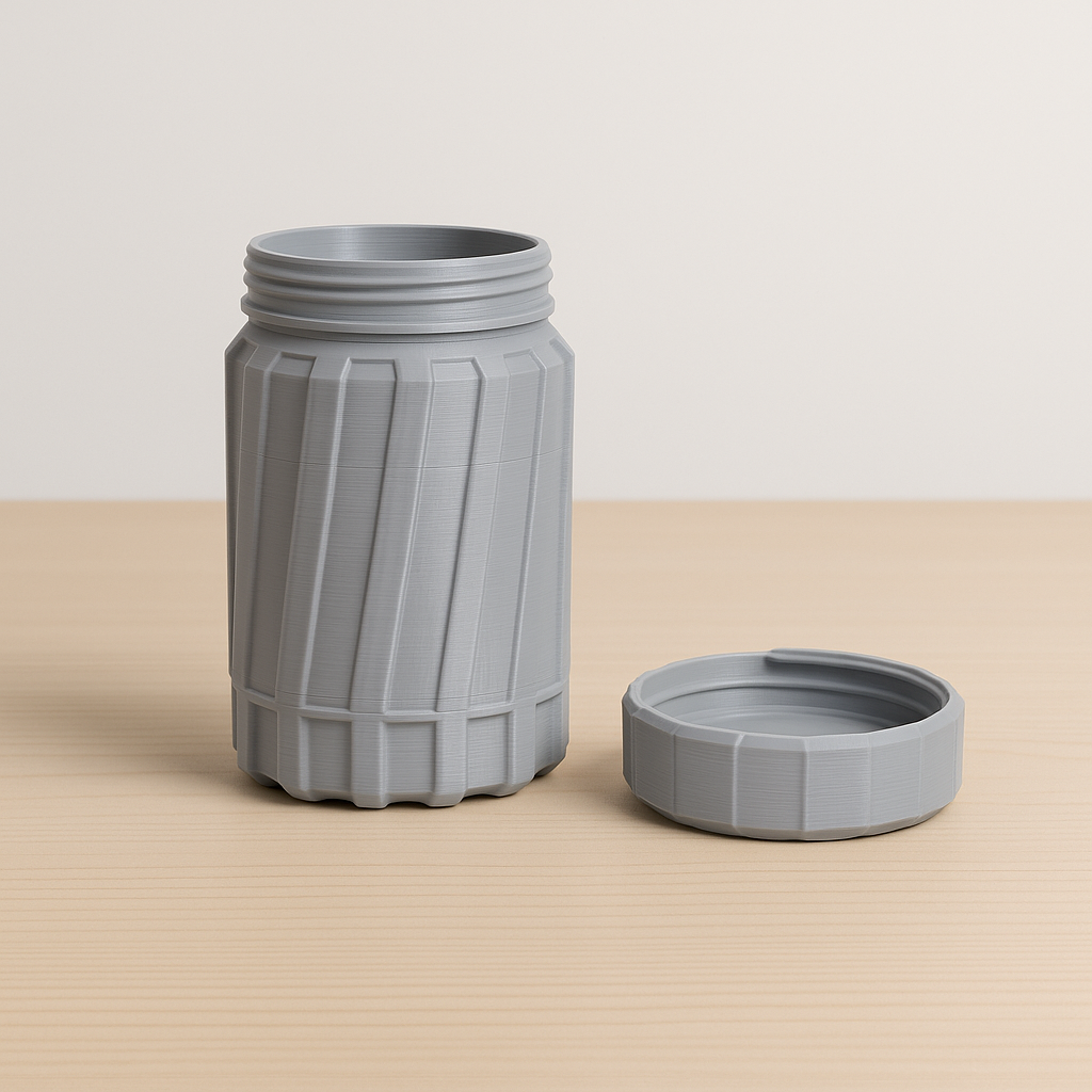 Caixa pequena de arrumação