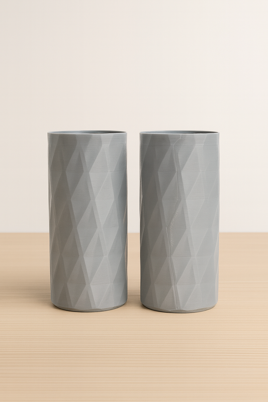 Jarras de Flores 3D – Design Geométrico Moderno